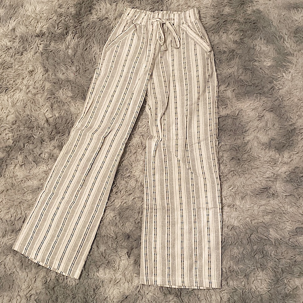 White cotton pants
